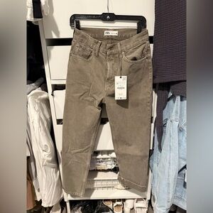 Zara High Rise Women Jeans - Olive